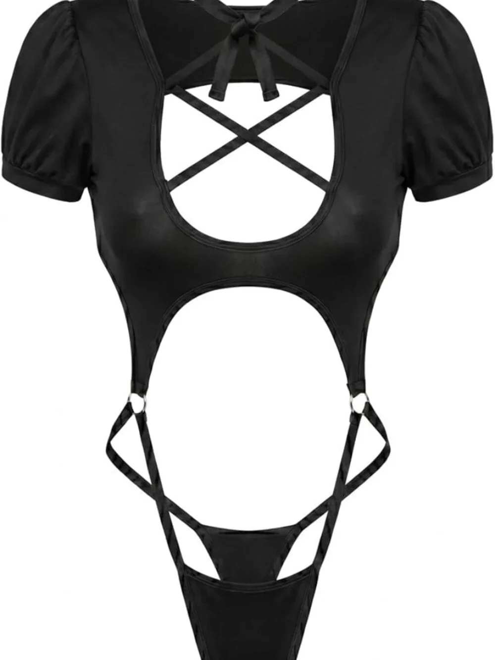 The Temptress Lingerie One Piece Sexy Bodysuit Exotic Set w/Thong Women’s Teddy